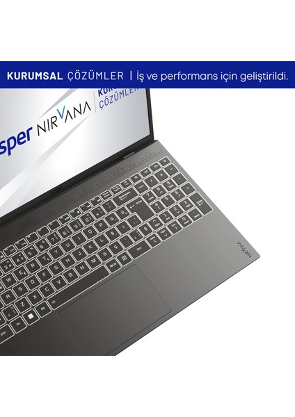 Nirvana C650.1255-DF00X-G-F Intel Core i7-1255U 32GB RAM 1TB NVME SSD GEN4 Freedos