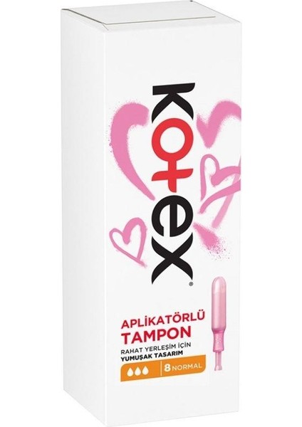 Aplikatörlü Tampon 8'li Normal