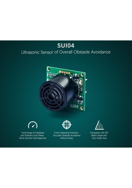 SU04 Ultrasonic Mesafe Sensörü Radiolink -Suı04 Radiolink