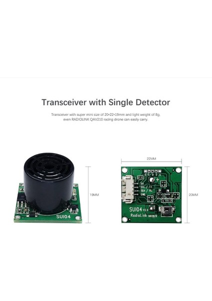 SU04 Ultrasonic Mesafe Sensörü Radiolink -Suı04 Radiolink