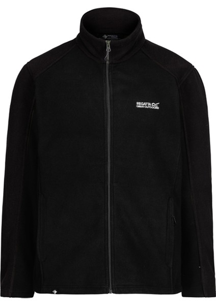 Siyah Erkek Dik Yaka Regular Fit Polar Sweatshırt RMA192 Hedman Iı