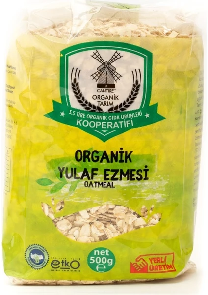 TİRE ORGANİK KOOPERATİFİ YULAF EZMESİ  500 GR.