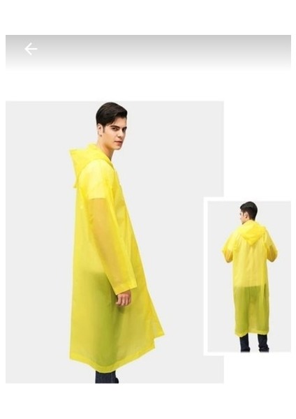 Raıncoat Eva Unisex Sarı Yağmurluk
