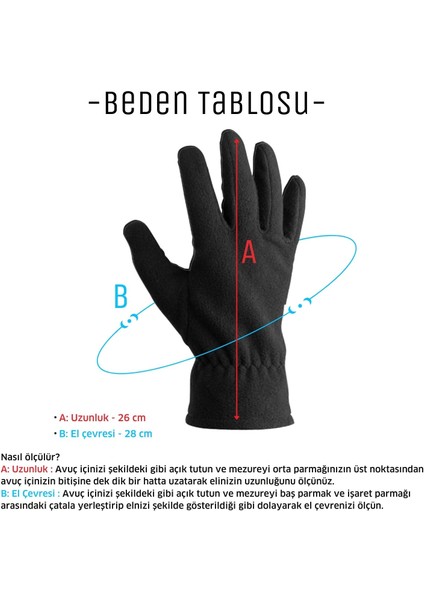 Outdoor Polar Eldiven Bileği Lastikli