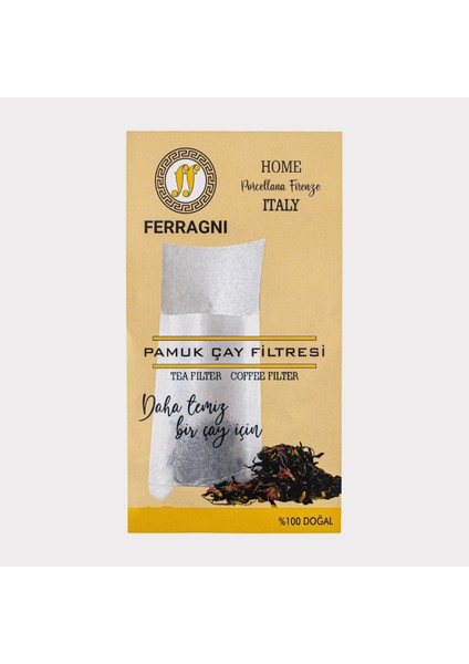 Çay Demleme Poşeti (Çay Filtresi) Xl Jumbo Boy Tek Paket (50 Adet)