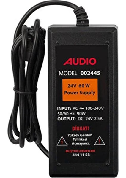 60 Watt 24V Güç Kaynağı