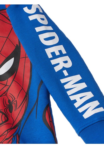 Spiderman Baskılı Erkek Çocuk Sweetshirt