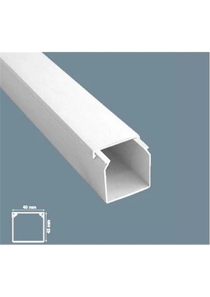 40X40 Yapışkanlı Kablo Kanalı (84 Mt.) fiyatları