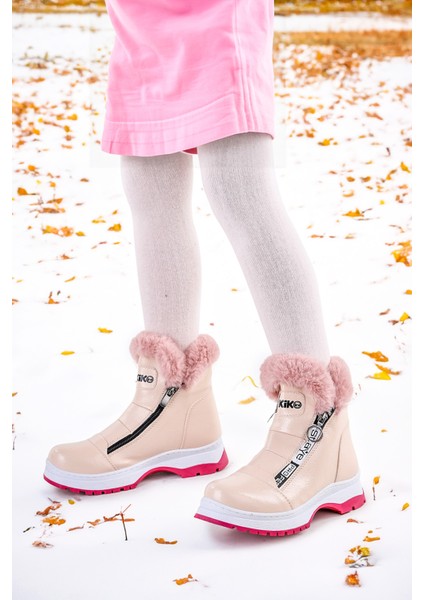 250 Rugan Çatlak Fermuarlı Kız Çocuk Bot Ayakkabı fiyatları