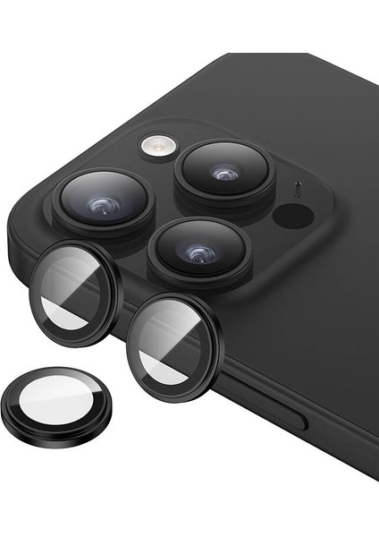 Apple iPhone 15 Pro ​max Uyumlu Gorilla Serisi Exclusive Safir Cam Kamera Lens Koruyucu 2 Adet Set