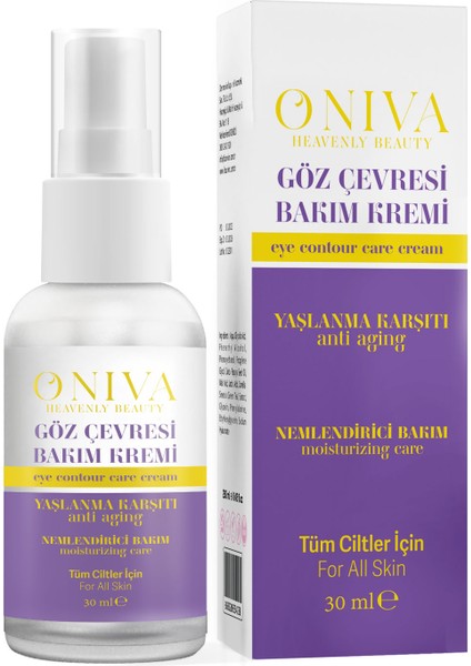 Göz Çevresi Bakım Kremi Nemlendirici Bakım 30 Ml.