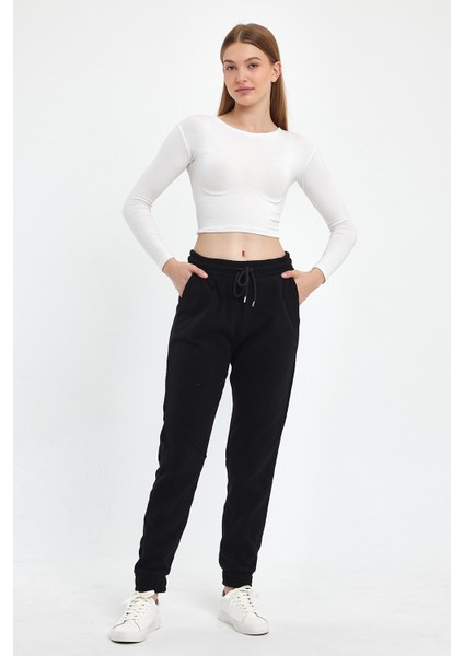 Kadın Rahat Kalıp Softech Polar Sweat Eşofman Altı SPR24EA97