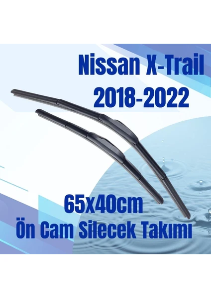 Ön Cam Silecek Takımı Nissan X-Trail Xtrail 2018-2022 65X40CM