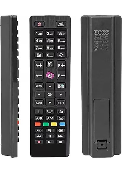 Kumanda Eurobox Vestel Siyah Büyük LCD fiyatları