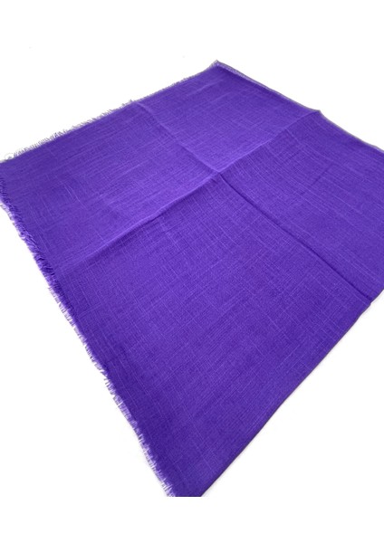 Keten Flamlı Ince Yazma Eşarp 100X100CM