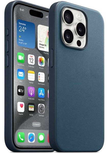 iPhone 15 Pro Kılıf Mikro Fiber Optimal Kamera Çıkıntılı Kapak