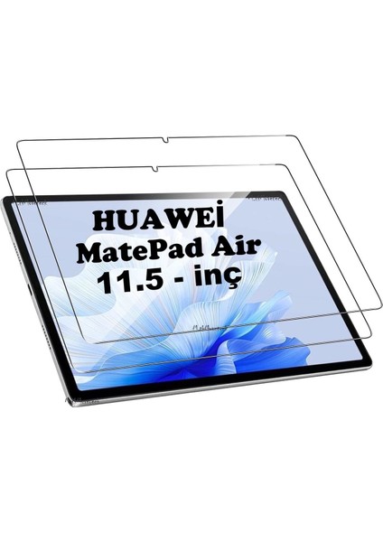 MTK Moveteck Huawei Matepad Air 11.5 Inç Tablet Camı Uyumlu Nano Esnek Tam Kaplar Ekran Koruyucu Kırılmaz