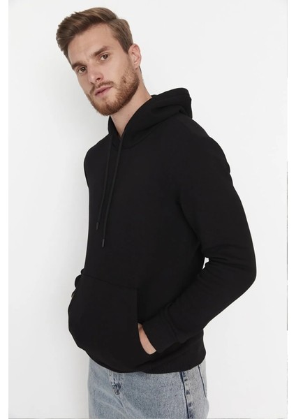 3 Iplik Erkek Regular Fit Kapüşonlu Içi Yumuşak Tüylü Pamuklu Sweatshirt fırsatları