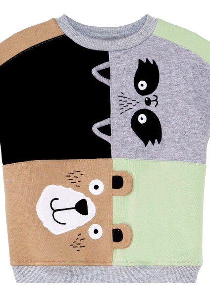 Rakun ve Ayı Erkek Çocuk Sweatshirt indirimleri
