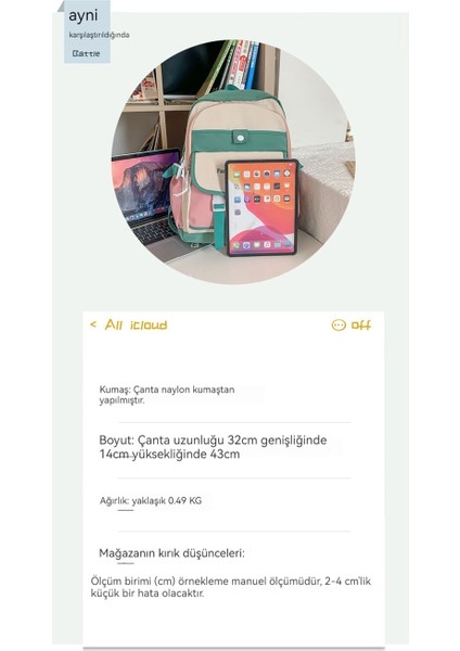 Öğrenciler Için Büyük Yük Sırt Çantası (Yurt Dışından)
