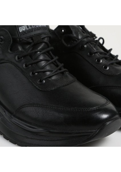 230302 Siyah Analin Deri Erkek Spor Ayakkabı indirimleri