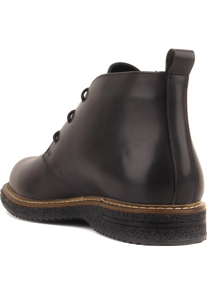 Sail Lakers - Siyah Deri Bağcıklı Erkek Bot fırsatları