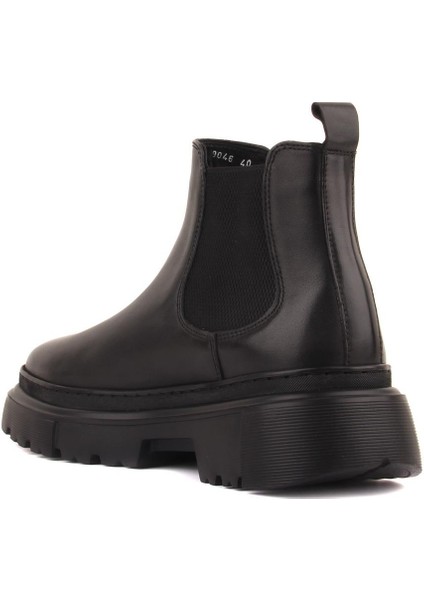 Sail Lakers - Siyah Deri Erkek Chelsea Bot fırsatları