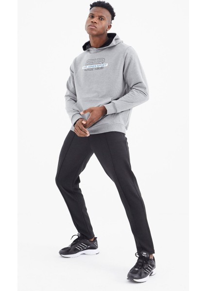Davin Kırçıllı Siyah Jogger Erkek Eşofman Alt - 82114