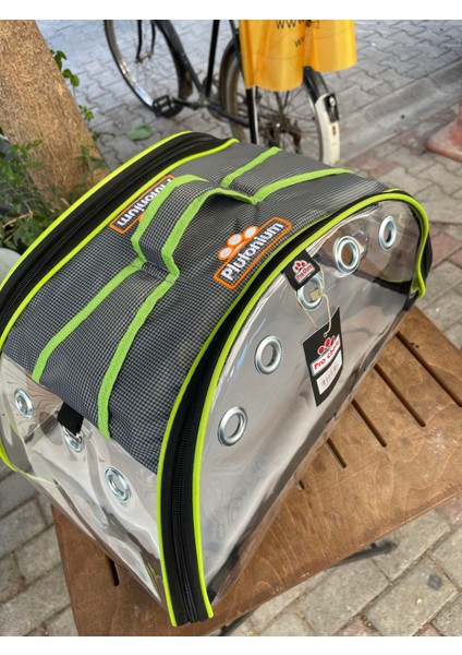 Plutonium Şeffaf Yeşil Flybag