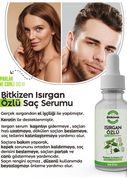 Isırgan Özlü Saç Bakım Serumu 30ML