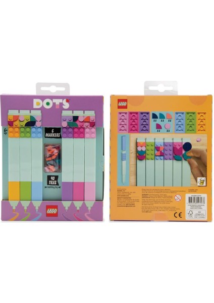 Dots 52797 6 Brick Highlighters Dots
