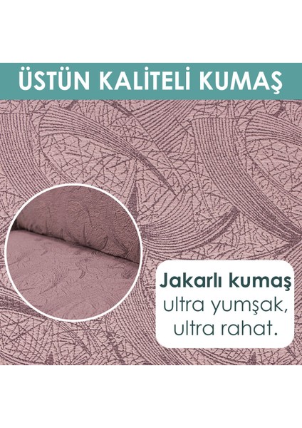 Koltuk Kılıfı Sehra Desen Kanepe Takımı Kılıfı 3+3+1+1 Koltuk Örtüsü Lastili Esnek Yıkanabilir Pembe Kanepe örtüsü fiyatları