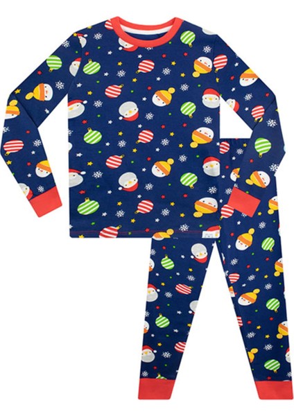 Yılbaşı Baskılı Erkek Çocuk Pijama