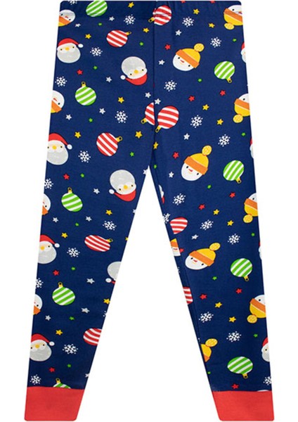 Yılbaşı Baskılı Erkek Çocuk Pijama modelleri