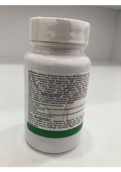 Multivitamin Kore Ginsengi İçeren Takviye Edici Gıda fiyatları