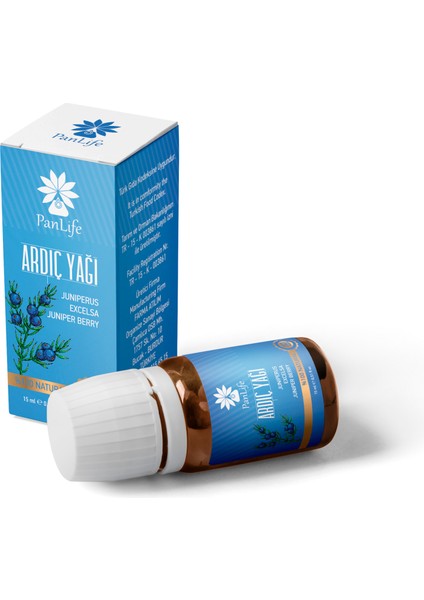 Panlıfe Ardıç Yağı 10 ml %100 Saf Analiz Sertifikalı ( Markamız Eczacı Kuruluşudur.)