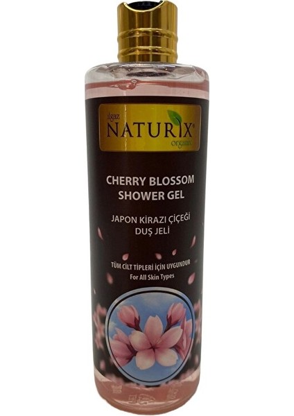 Naturix Doğal Duş Jeli 400 ml Japon Kiraz Çiçeği