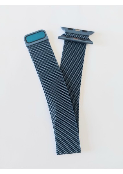 Apple Watch Uyumlu Metal Kordon 42/44/45/49 mm Koyu Mavi