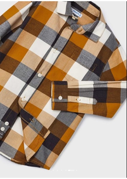 Mayortal Erkek Çocuk Uzun Kol Ekose Gömlek 4111 fırsatları