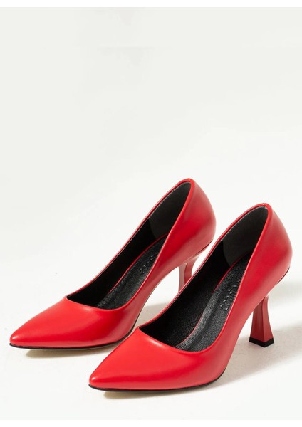 Kadın Samba Kırmızı Stiletto 9 cm Topuklu Ayakkabı fiyatları