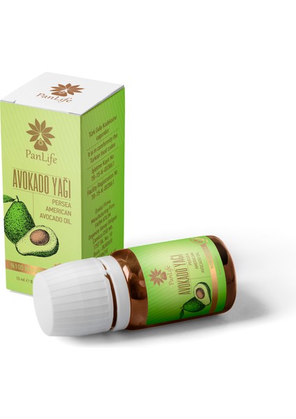 Panlıfe Avakado Yağı 10 ml %100 Saf Analiz Sertifikalı ( Markamız Eczacı Kuruluşudur.)