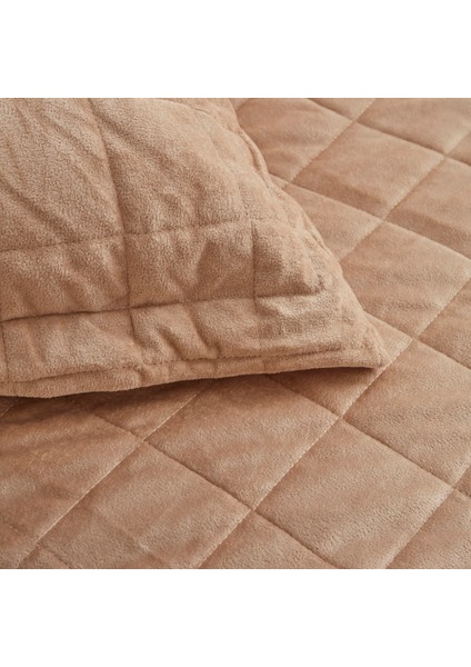 Noela Çift Kişilik Kapitone Yatak Örtüsü Bej indirimleri