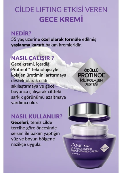 Anew Platinum Gece Kremi 50 ml