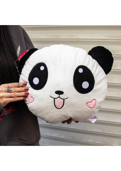 Peluş Panda Tasarımlı Yastık