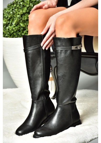 R312225309 Siyah Klasik Kadın Çizme fırsatları