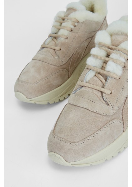 Kadın Vizon Süet Deri Sneakers & Spor Ayakkabı 775 1745 Bn Ayk Sk23/24 modelleri