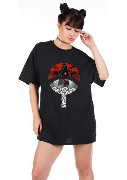 Uchiha Itachi Uchiha Clan Naruto Unisex Oversize T-Shirt