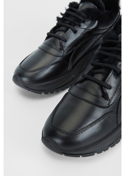 Kadın Siyah Deri Sneakers & Spor Ayakkabı 775 1745 Bn Ayk Sk23/24 modelleri