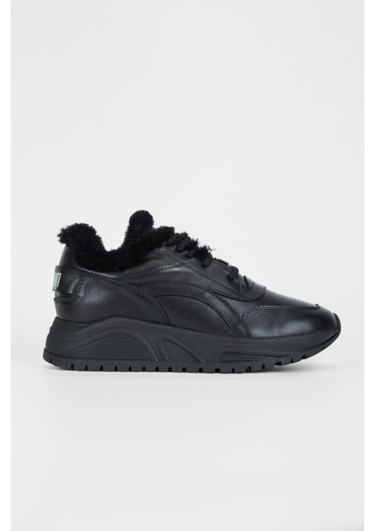 Kadın Siyah Deri Sneakers & Spor Ayakkabı 775 1745 Bn Ayk Sk23/24