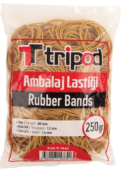 Ambalaj Lastiği 250 Gram Tripod P-7642